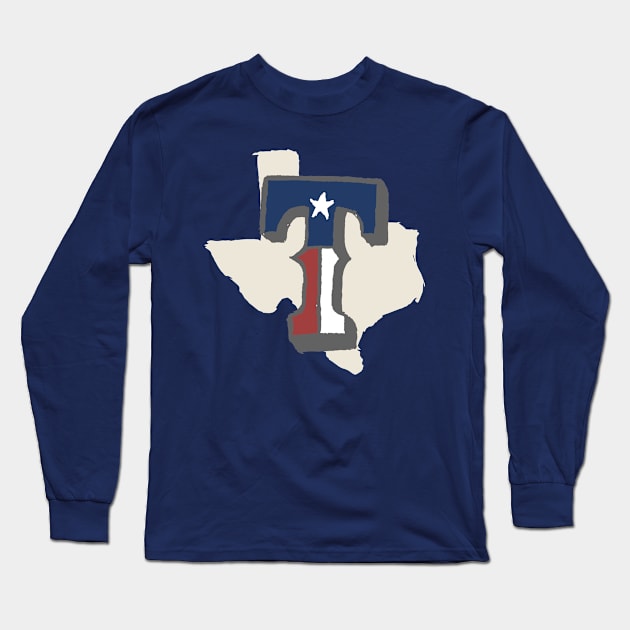 Texas 02 Long Sleeve T-Shirt by Very Simple Graph